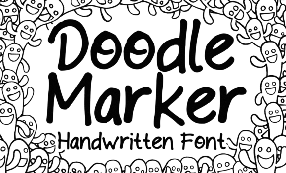 Doodle Marker Font: Fonts Free Download Doodle Marker Font - Featured Image