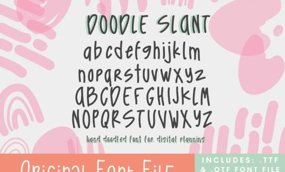 Doodle Slant Font: Fonts Free Download Doodle Slant Font - Featured Image