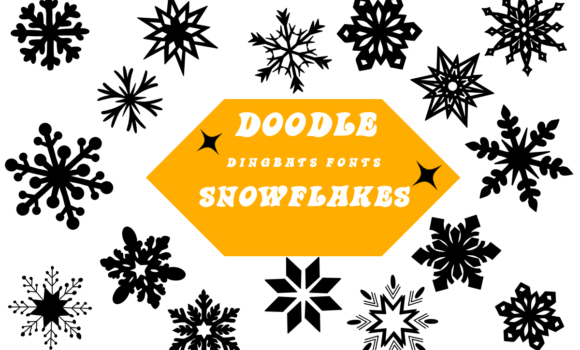 Doodle Snowflakes Font: Fonts Free Download Doodle Snowflakes Font - Featured Image