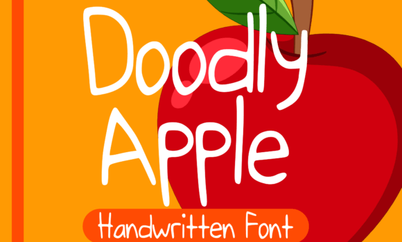 Doodly Apple Font: Fonts Free Download Doodly Apple Font - Featured Image