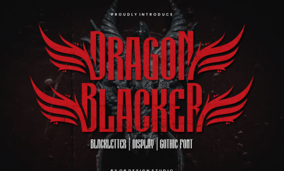 Dragon Blacker Font: Fonts Free Download Dragon Blacker Font - Featured Image