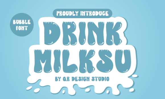 Drink Milksu Font - Featured Image