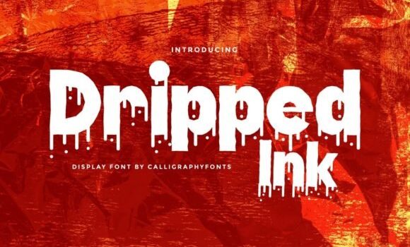 Dripped Ink Font: Fonts Free Download Dripped Ink Font - Featured Image