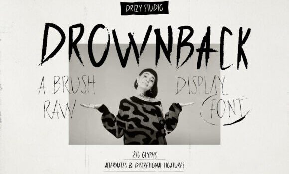 Drownback Font: Fonts Free Download Drownback Font - Featured Image