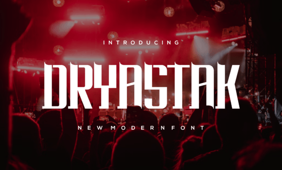 Dryastak Font - Featured Image