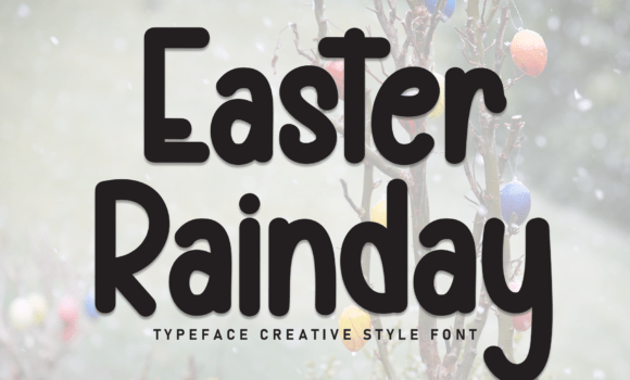 Easter Rainday Font - Featured Image