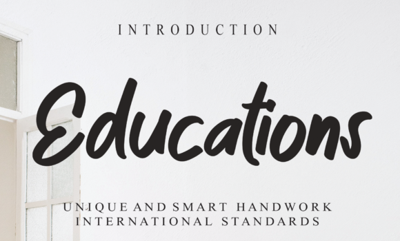 Educations Font: Fonts Free Download Educations Font - Featured Image