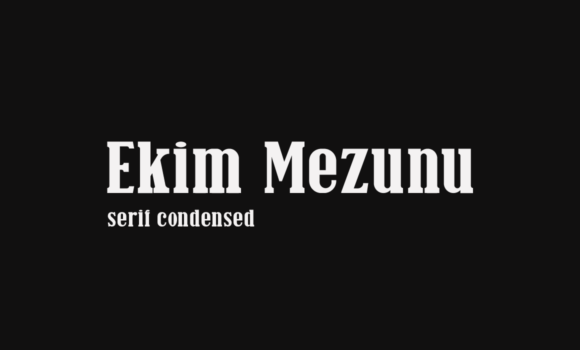 Ekim Mezunu Font - Featured Image