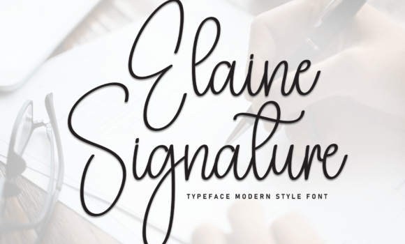 Elaine Signature Font: Fonts Free Download Elaine Signature Font - Featured Image