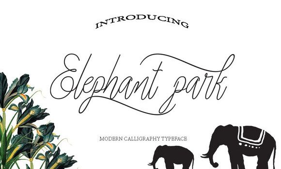 Elephant Park Font - Featured Image