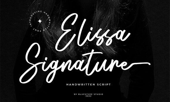 Elissa Signature Font: Fonts Free Download Elissa Signature Font - Featured Image