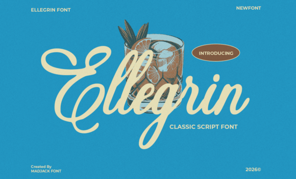 Ellegrin Font: Fonts Free Download Ellegrin Font - Featured Image