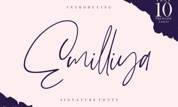 Emilliya Font - Featured Image
