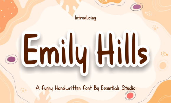 Emily Hills Font - Featured Image