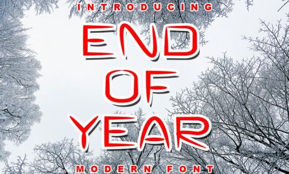 End of Year Font: Fonts Free Download End of Year Font - Featured Image