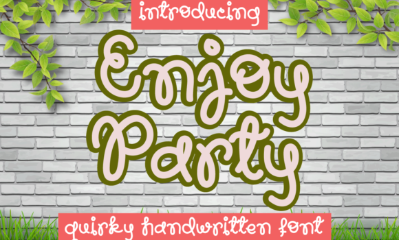 Enjoy Party Font: Fonts Free Download Enjoy Party Font - Featured Image
