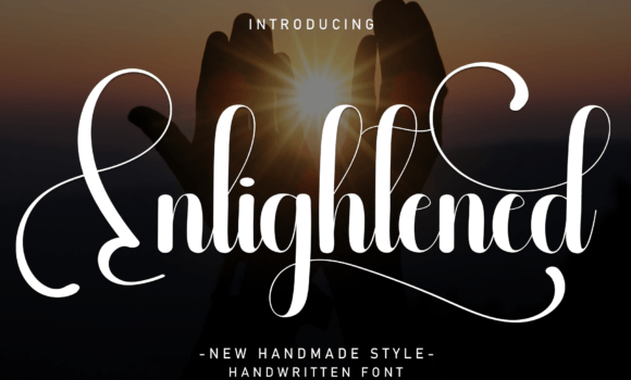 Enlightened Font: Fonts Free Download Enlightened Font - Featured Image