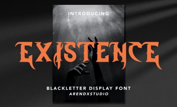 Existence Font: Fonts Free Download Existence Font - Featured Image
