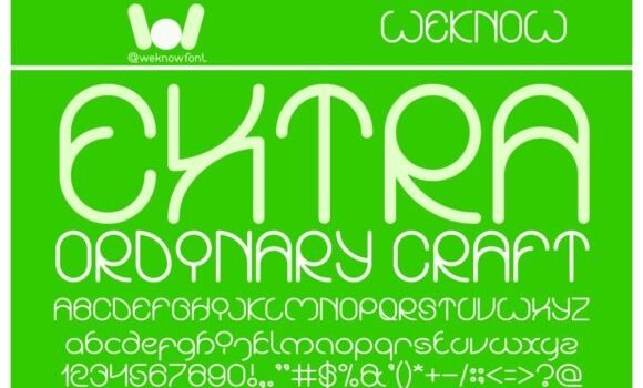 Extra Ordinary Craft Font: Fonts Free Download Extra Ordinary Craft Font - Featured Image