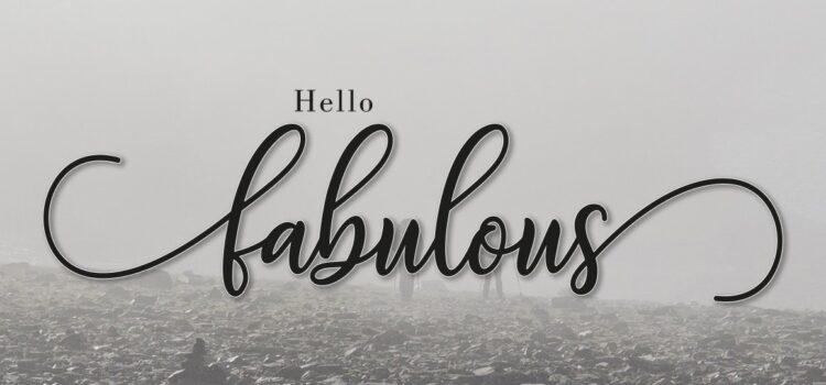 Fabulous Script Font - Featured Image