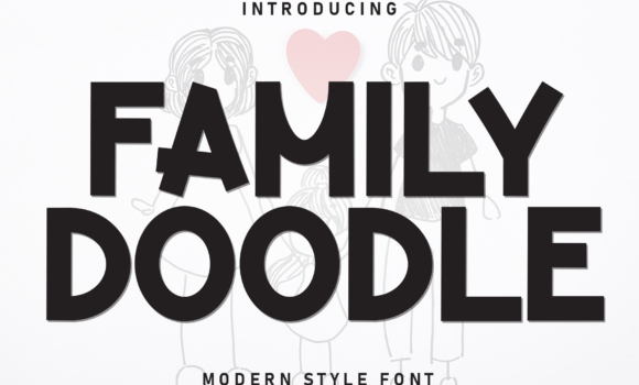 Family Doodle Font - Featured Image
