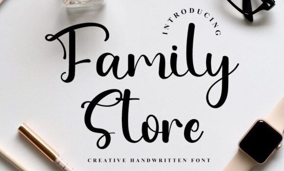 Family Store Font: Fonts Free Download Family Store Font - Featured Image