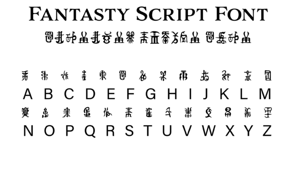 Fantasy Script 13 Font - Featured Image