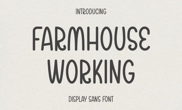 Farmhouse Working Font - Featured Image