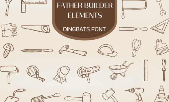 Father Builder Elements Font: Fonts Free Download Father Builder Elements Font - Featured Image