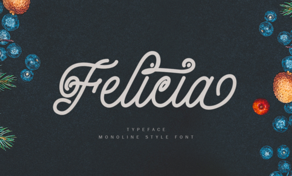 Felicia Font: Fonts Free Download Felicia Font - Featured Image
