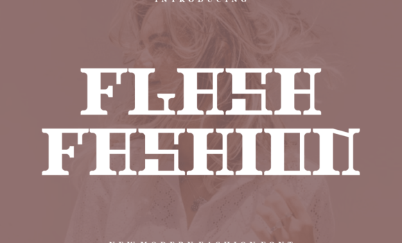 Flash Fashion Font - Featured Image
