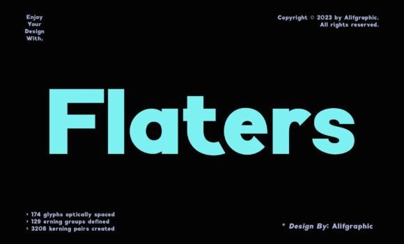 Flaters Font: Fonts Free Download Flaters Font - Featured Image