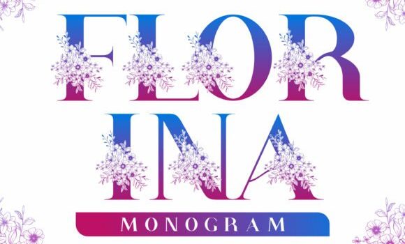 Florina Monogram Font: Fonts Free Download Florina Monogram Font - Featured Image