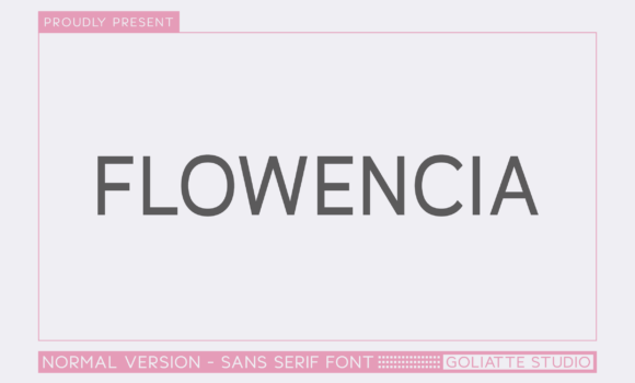 Flowencia Font: Fonts Free Download Flowencia Font - Featured Image