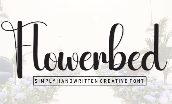 Flowerbed Font: Fonts Free Download Flowerbed Font - Featured Image
