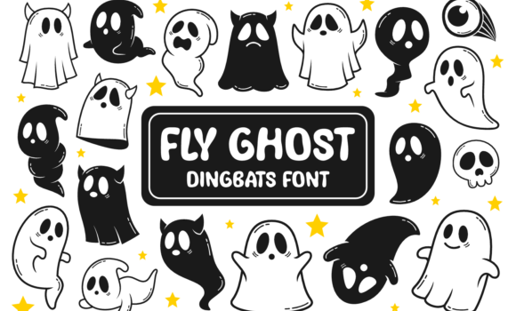 Fly Ghost Font - Featured Image