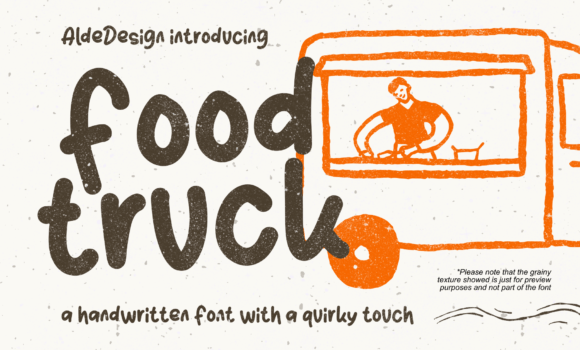 Food Truck Font - Featured Image