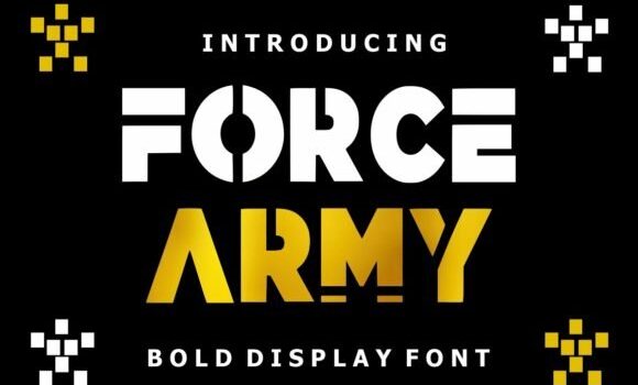 Force Army Font - Featured Image