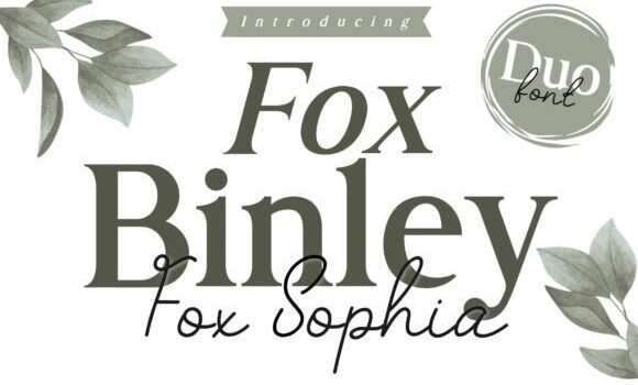 Fox Binley and Fox Sophia Font: Fonts Free Download Fox Binley and Fox Sophia Font - Featured Image
