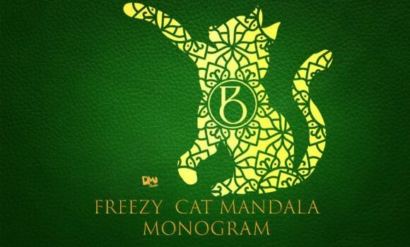Freezy Cat Mandala Monogram Font: Fonts Free Download Freezy Cat Mandala Monogram Font - Featured Image