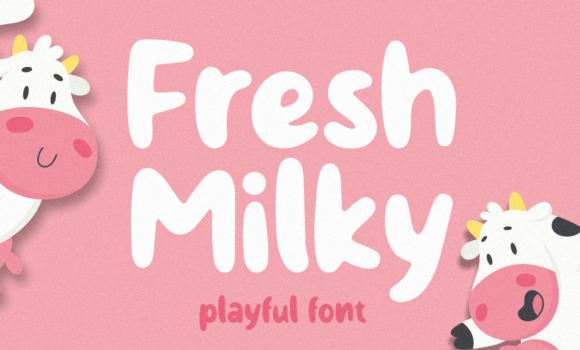 Fresh Milky Font - Featured Image
