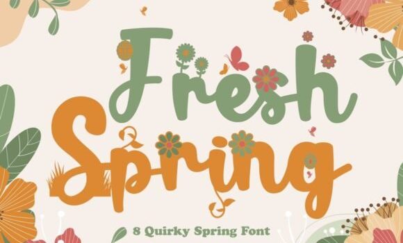 Fresh Spring Font: Fonts Free Download Fresh Spring Font - Featured Image