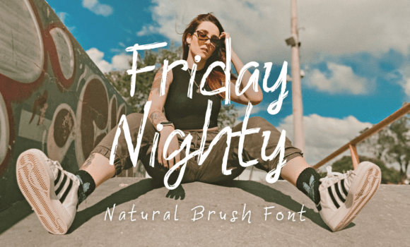 Friday Nighty Font: Fonts Free Download Friday Nighty Font - Featured Image