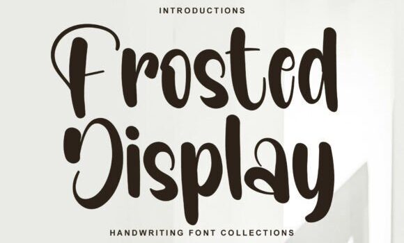 Frosted Display Font: Fonts Free Download Frosted Display Font - Featured Image