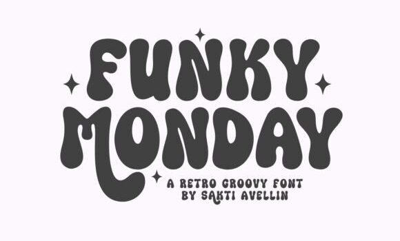 Funky Monday Font: Fonts Free Download Funky Monday Font - Featured Image