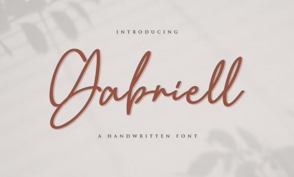 Gabriell Font: Fonts Free Download Gabriell Font: Fonts Free Download