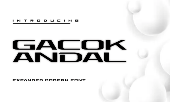 Gacok Font - Featured Image