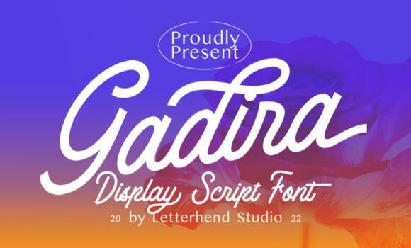 Gadira Font: Fonts Free Download Gadira Font - Featured Image