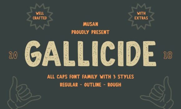 Gallicide Font - Featured Image