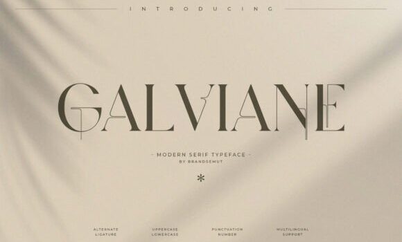 Galviane Font - Featured Image